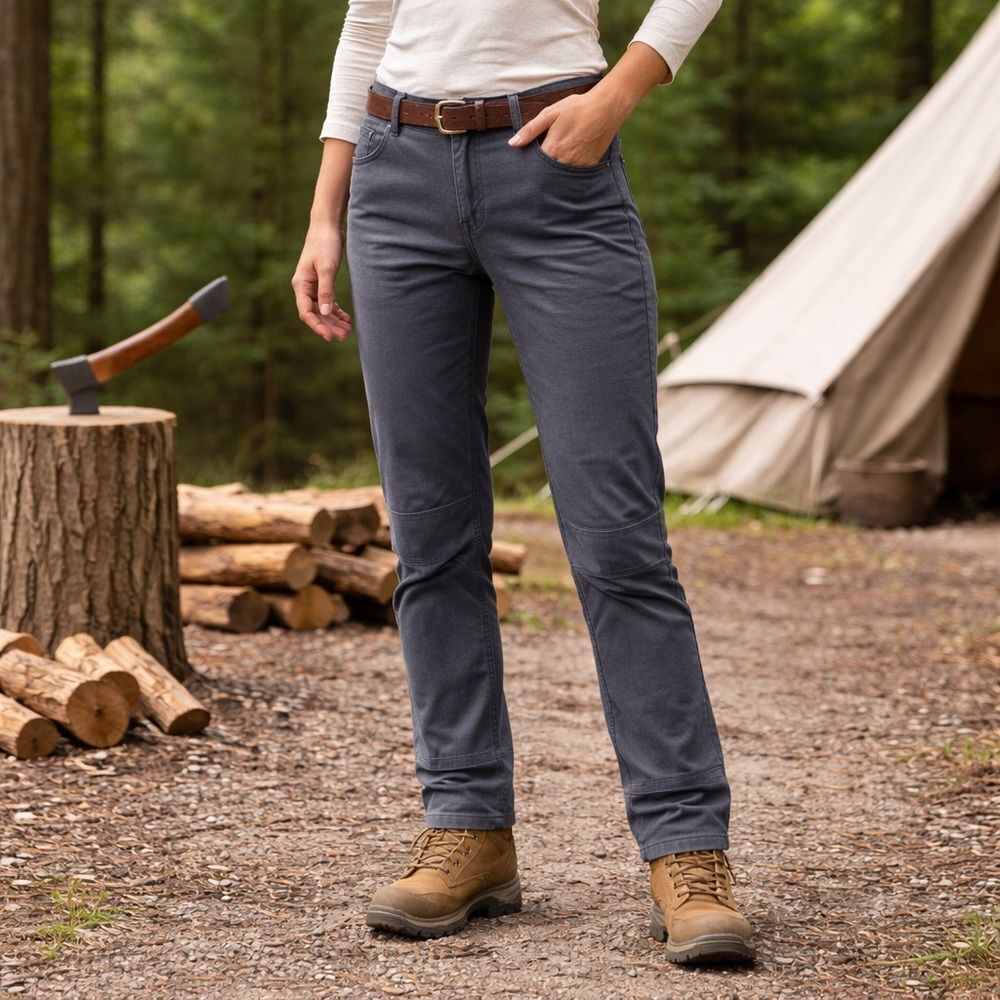 Outdoor Research Seattle Work Pants – Flannel Lined – Grey Stretch Cotton